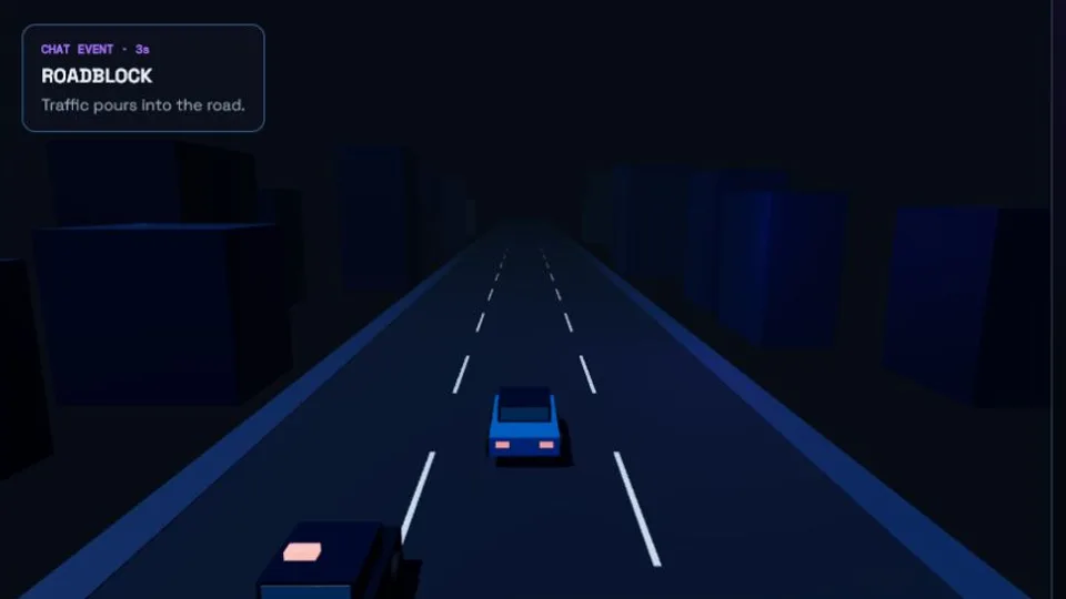 Actual gameplay from Highway Heat